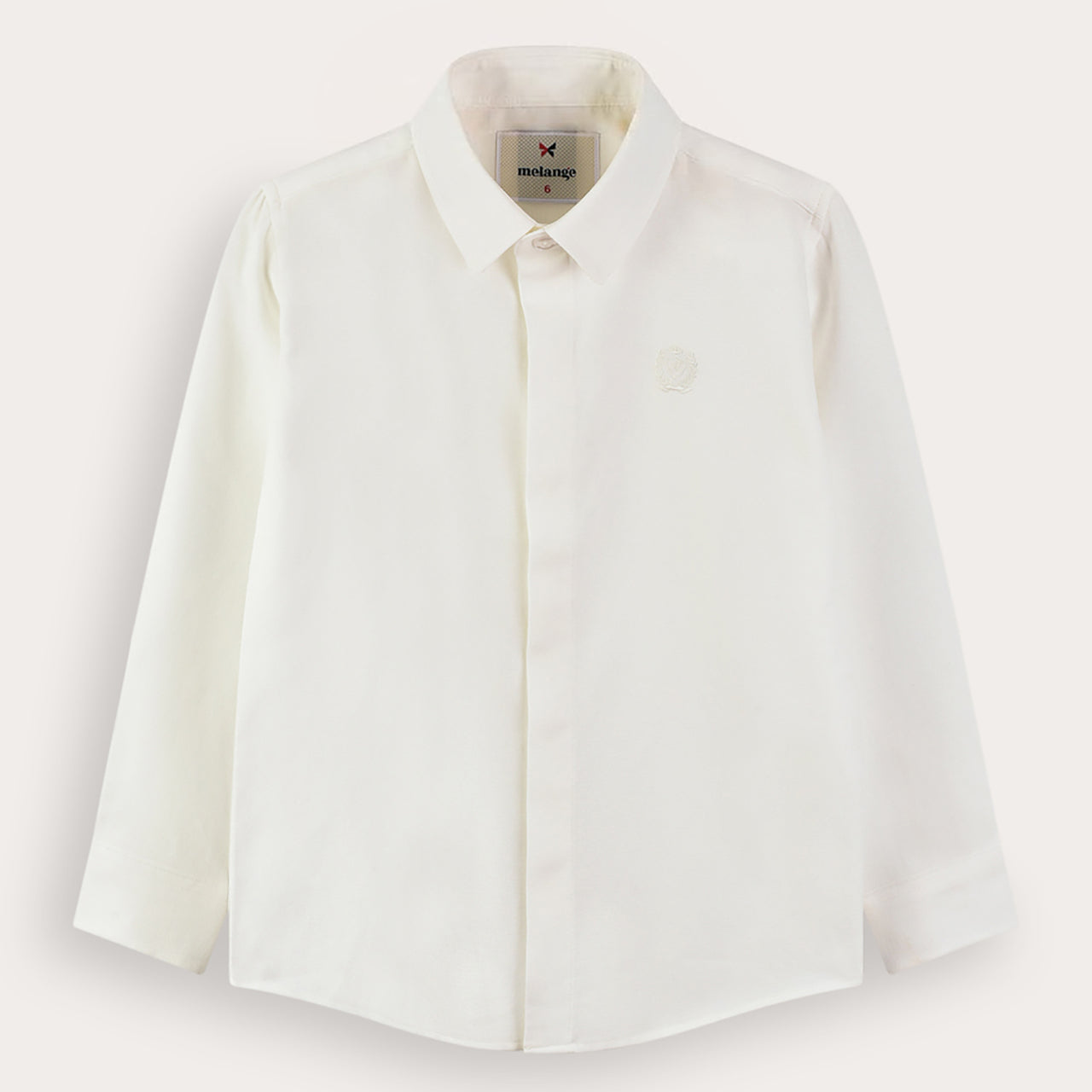 Melange LS  Dress Shirt