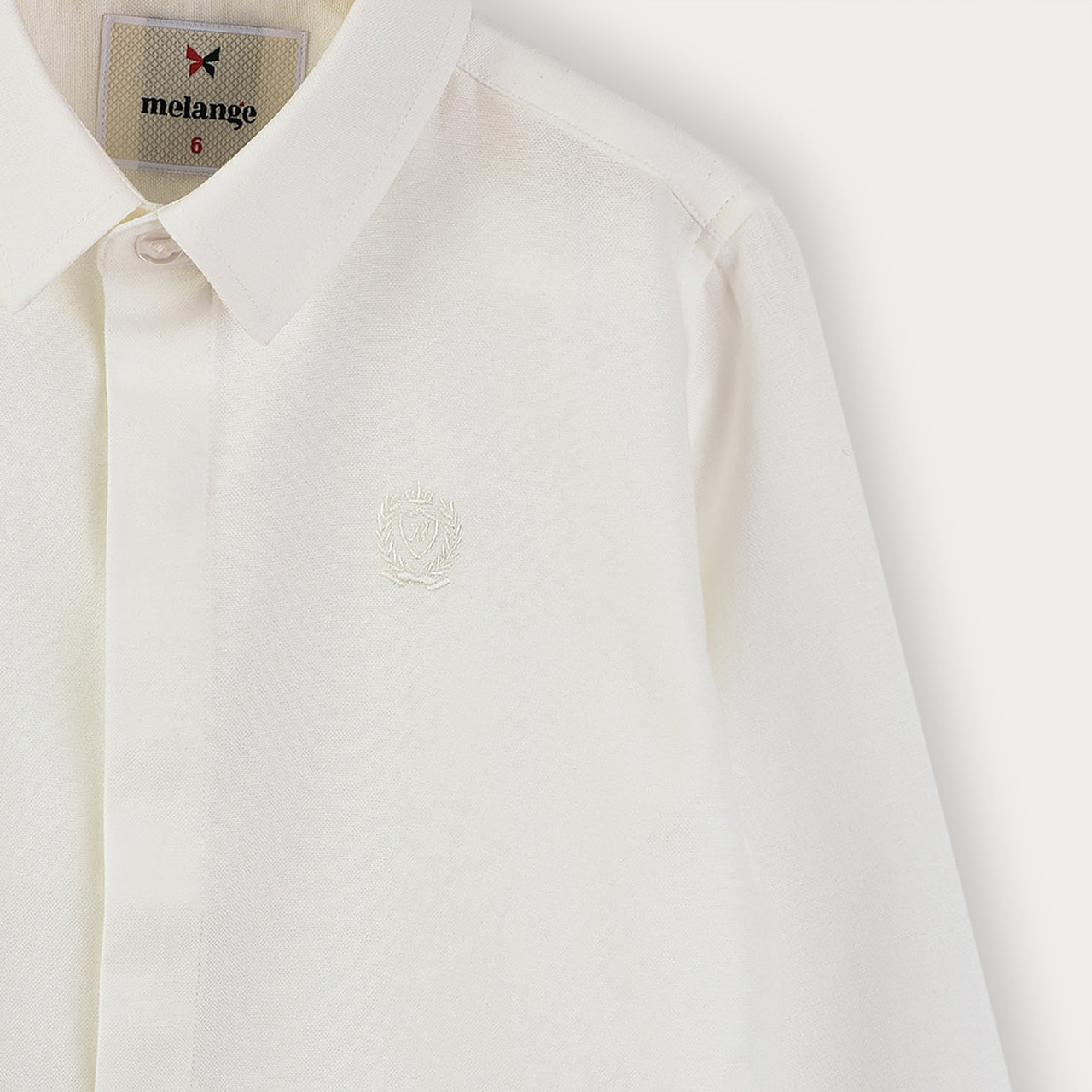 Melange LS  Dress Shirt