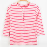 Girls Henley Striped Tee