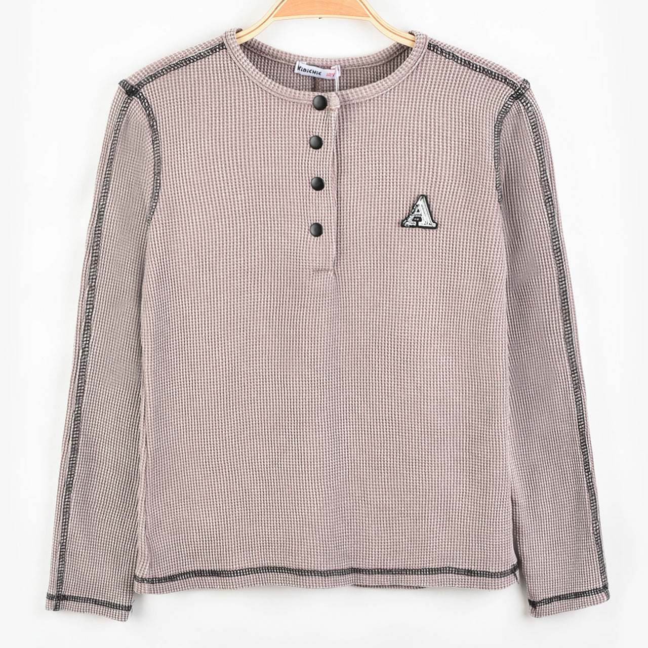 Girls Waffle Shirt