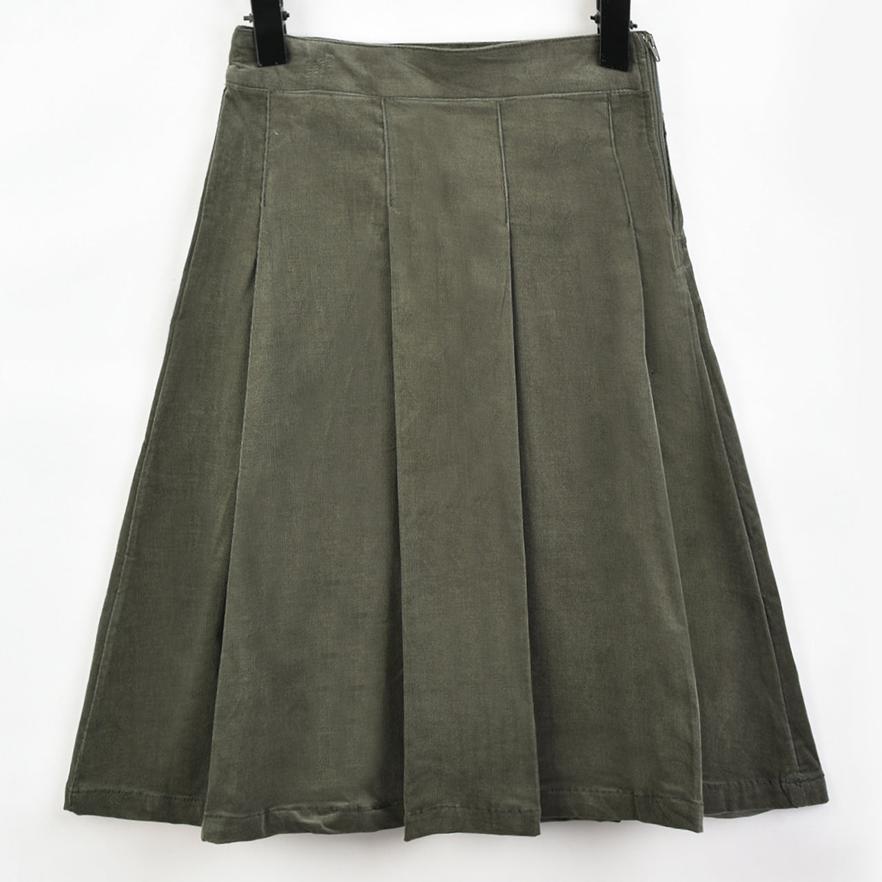 Corduroy Panel Skirt