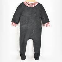 Melange Velour Stretchie