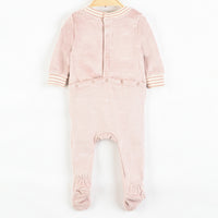 Melange Velour Stretchie
