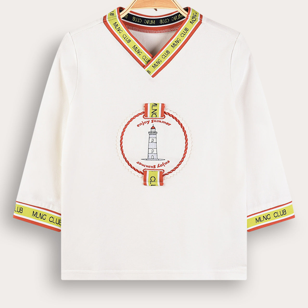 Melange Girls  Logo Polo Top