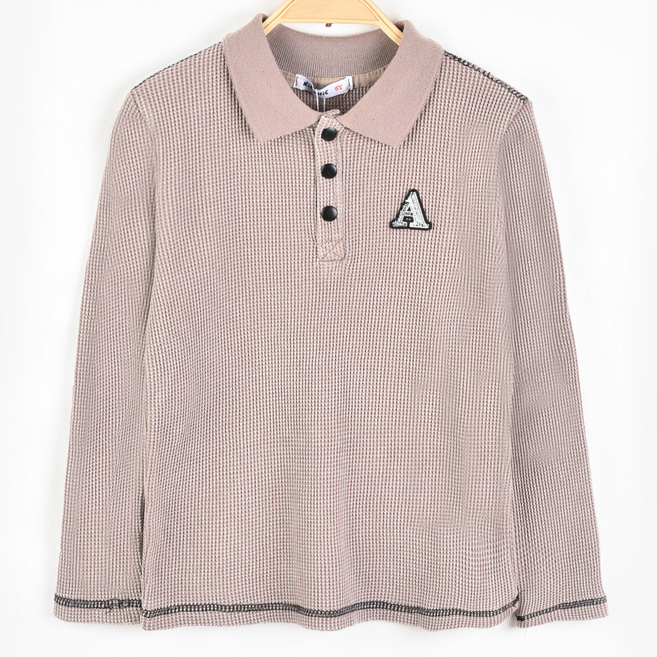 Boys Waffle Polo