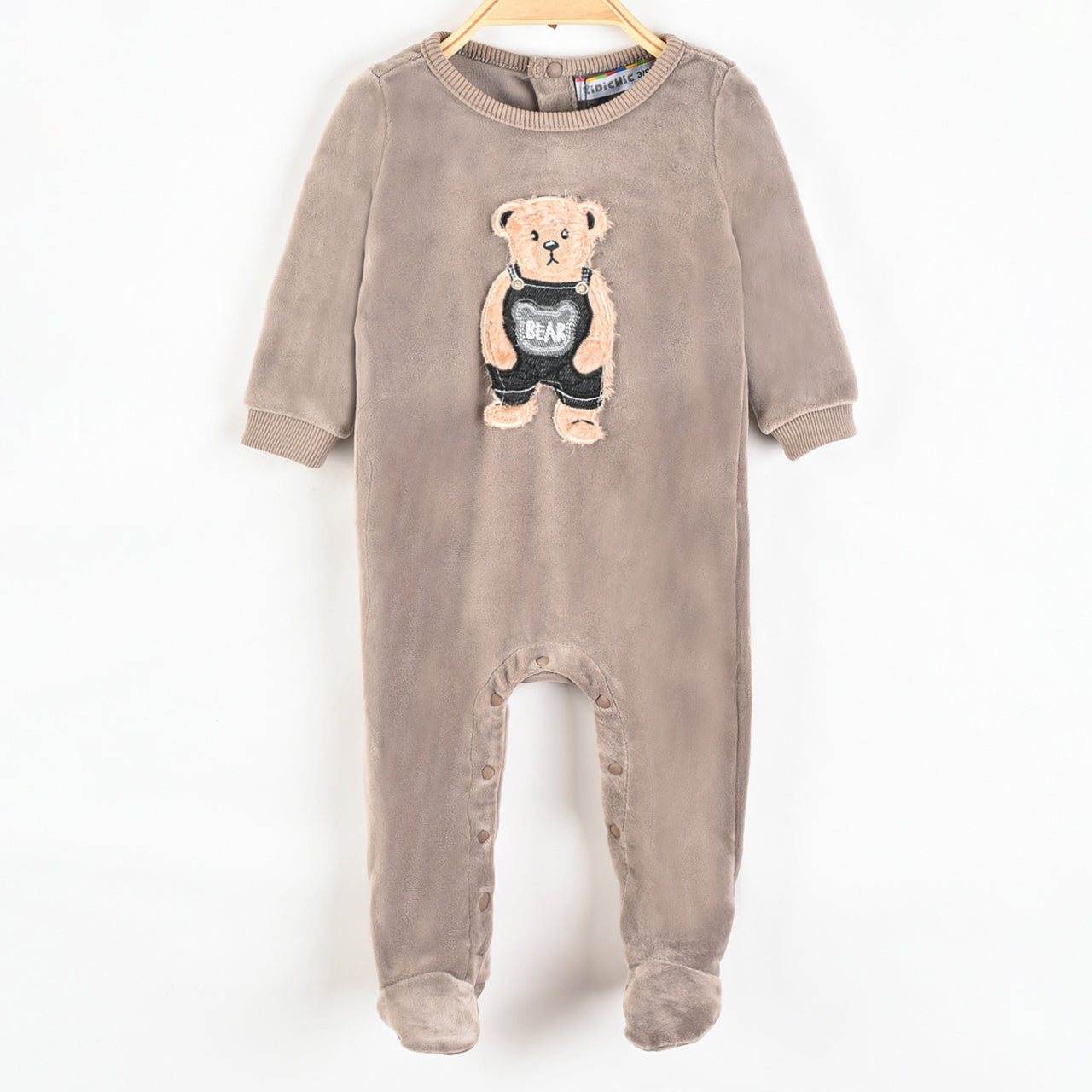 Velour Teddy PJ Stretchie