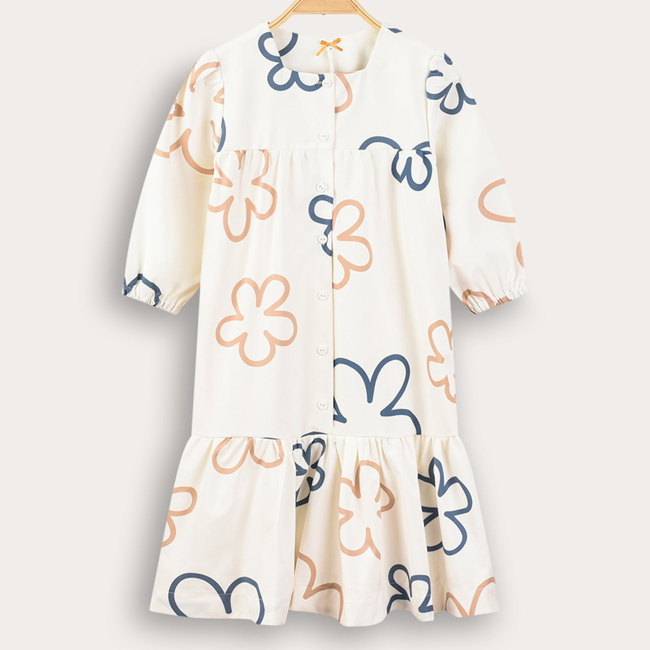 Flower EMB Dress