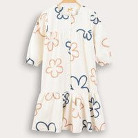 Flower EMB Dress