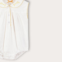 Overall With EMB Flowers