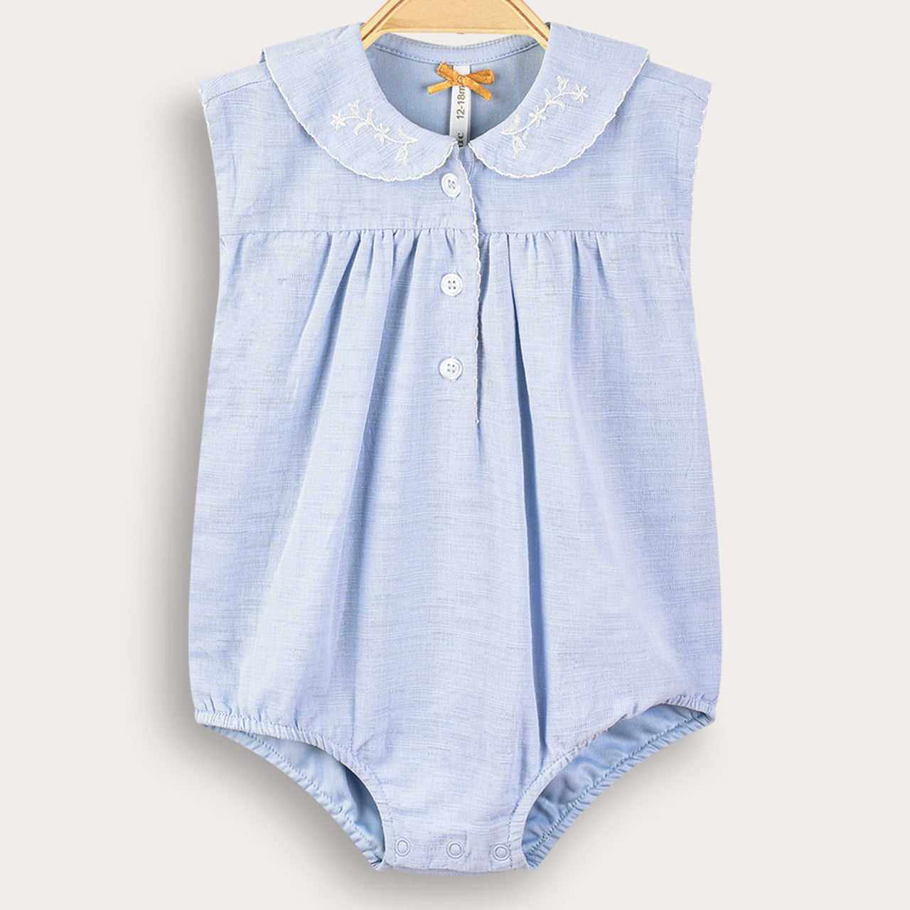 Overall With EMB Flowers