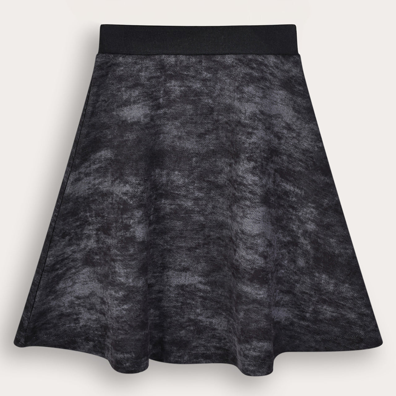 Wash Print Bell Skirt