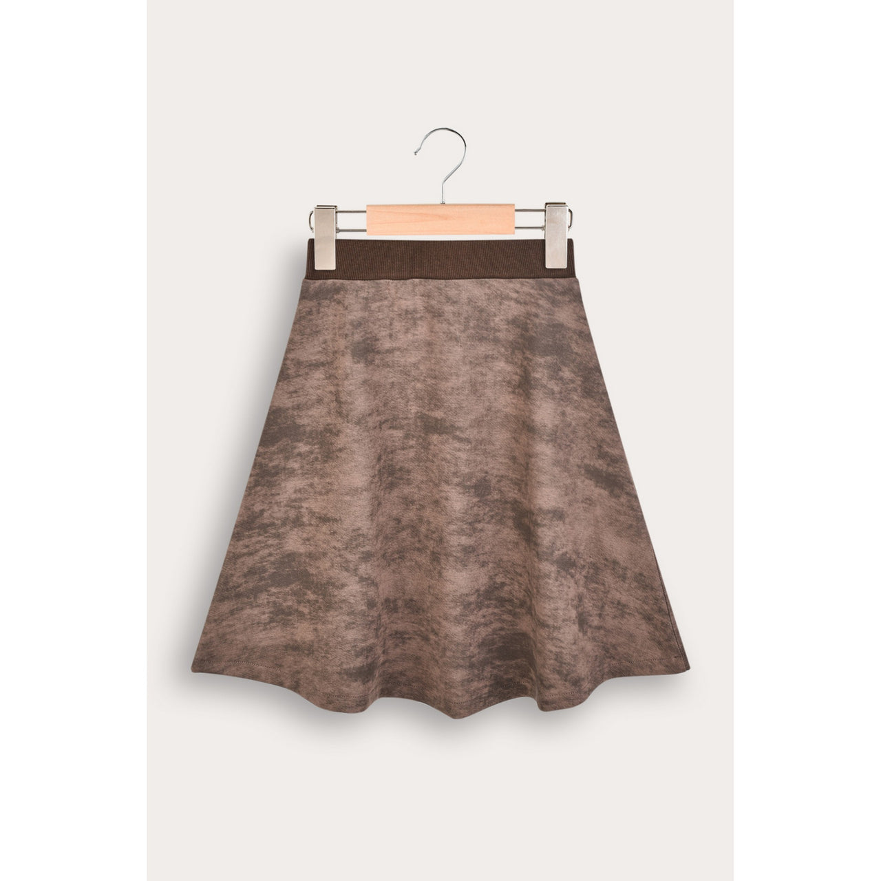 Wash Print Bell Skirt
