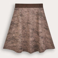 Wash Print Bell Skirt
