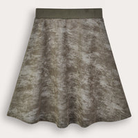 Wash Print Bell Skirt