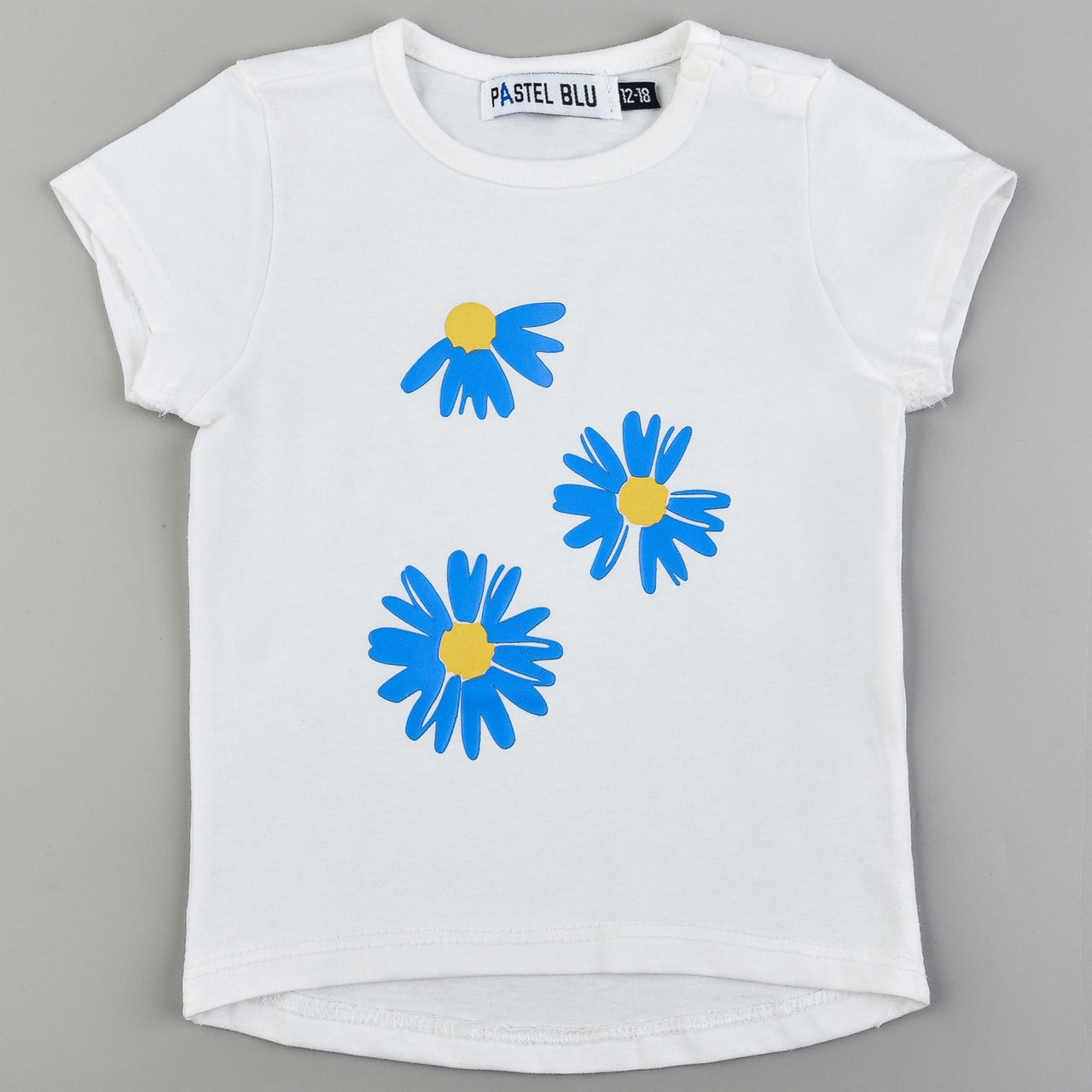 SS Baby Shirt With Flowers