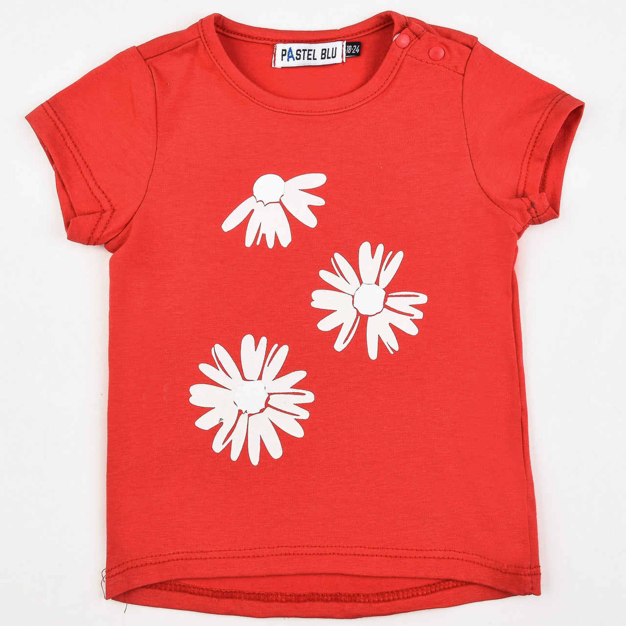 SS Baby Shirt With Flowers