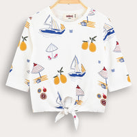 Melange Girls Skyler Top