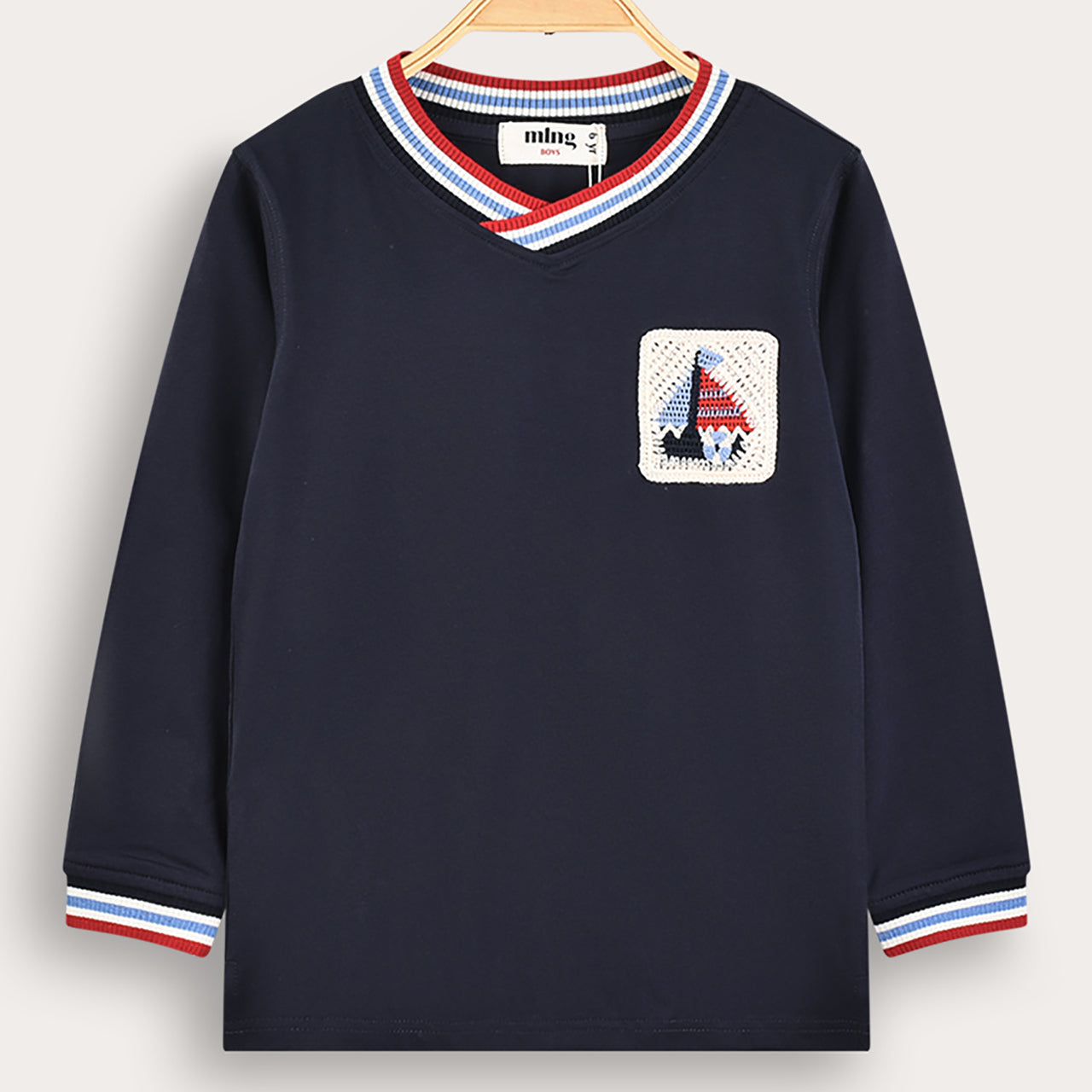 Melange Boys L.S Skyler Top