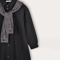 French Terry Collar Dress