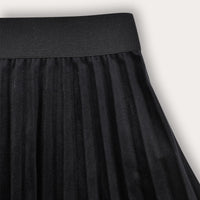 Velvet Pleated Skirt