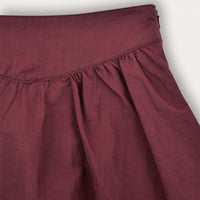 PU Leather Bubble Skirt