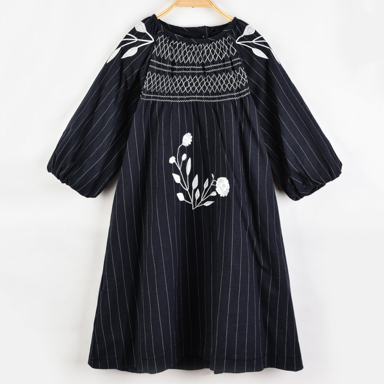 Hadas Linen Striped Dress