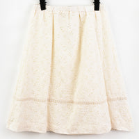 Hadas Lace and Cotton Skirt