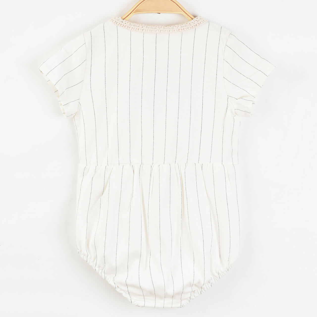Hadas Linen Striped Romper