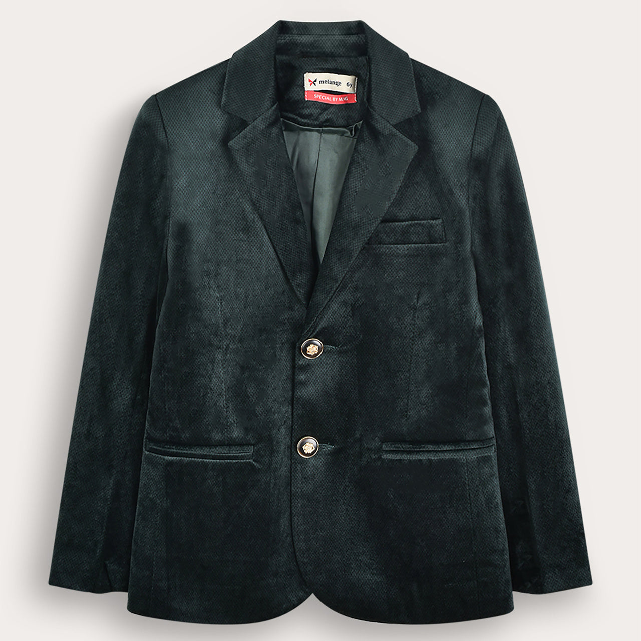 Melange Velvet Blazer