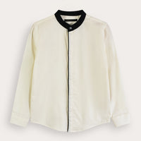 Velour Collar Shirt