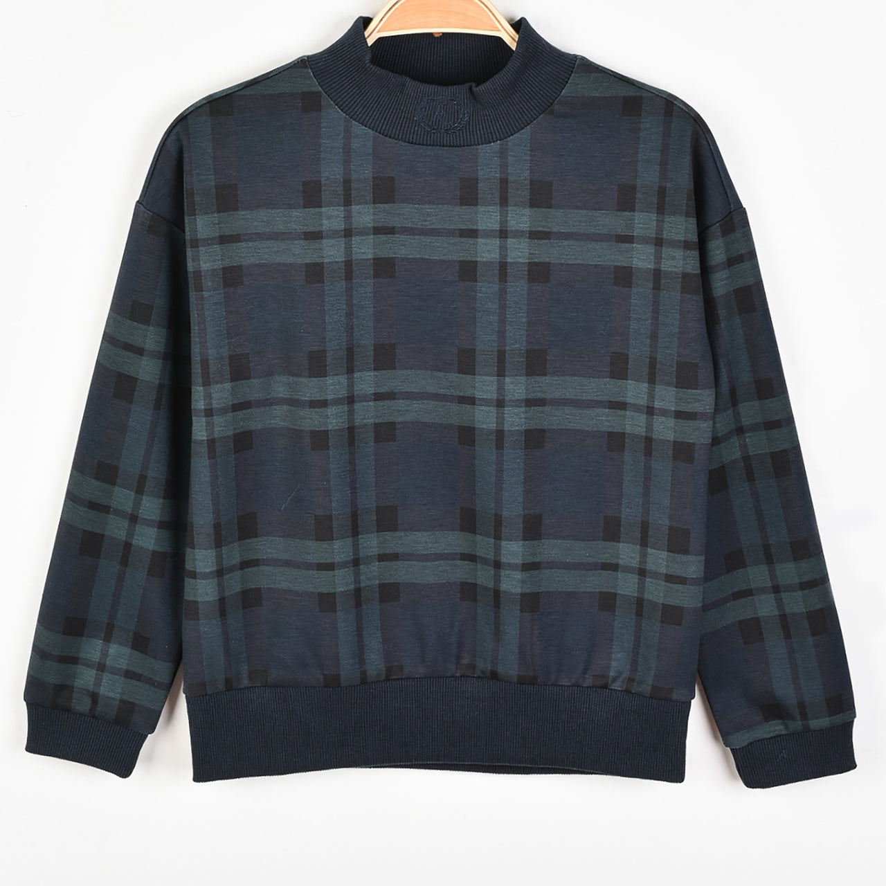 Girls Checkered Print Shirt