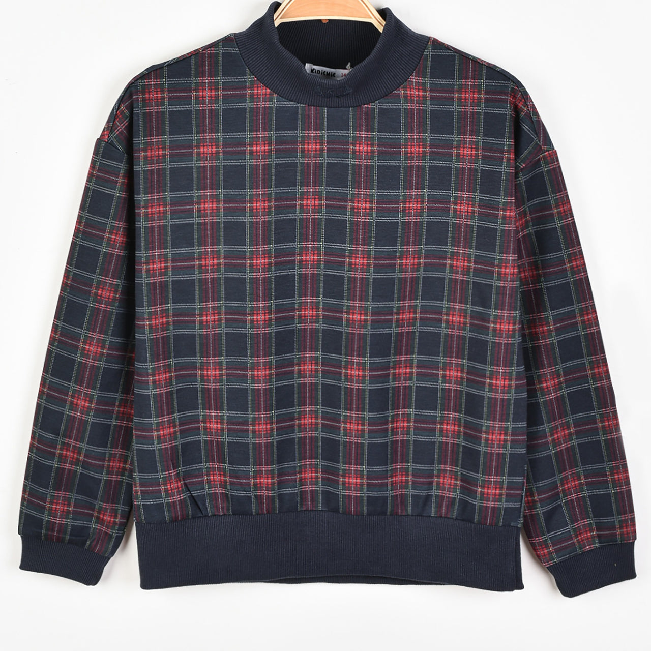 Girls Checkered Print Shirt