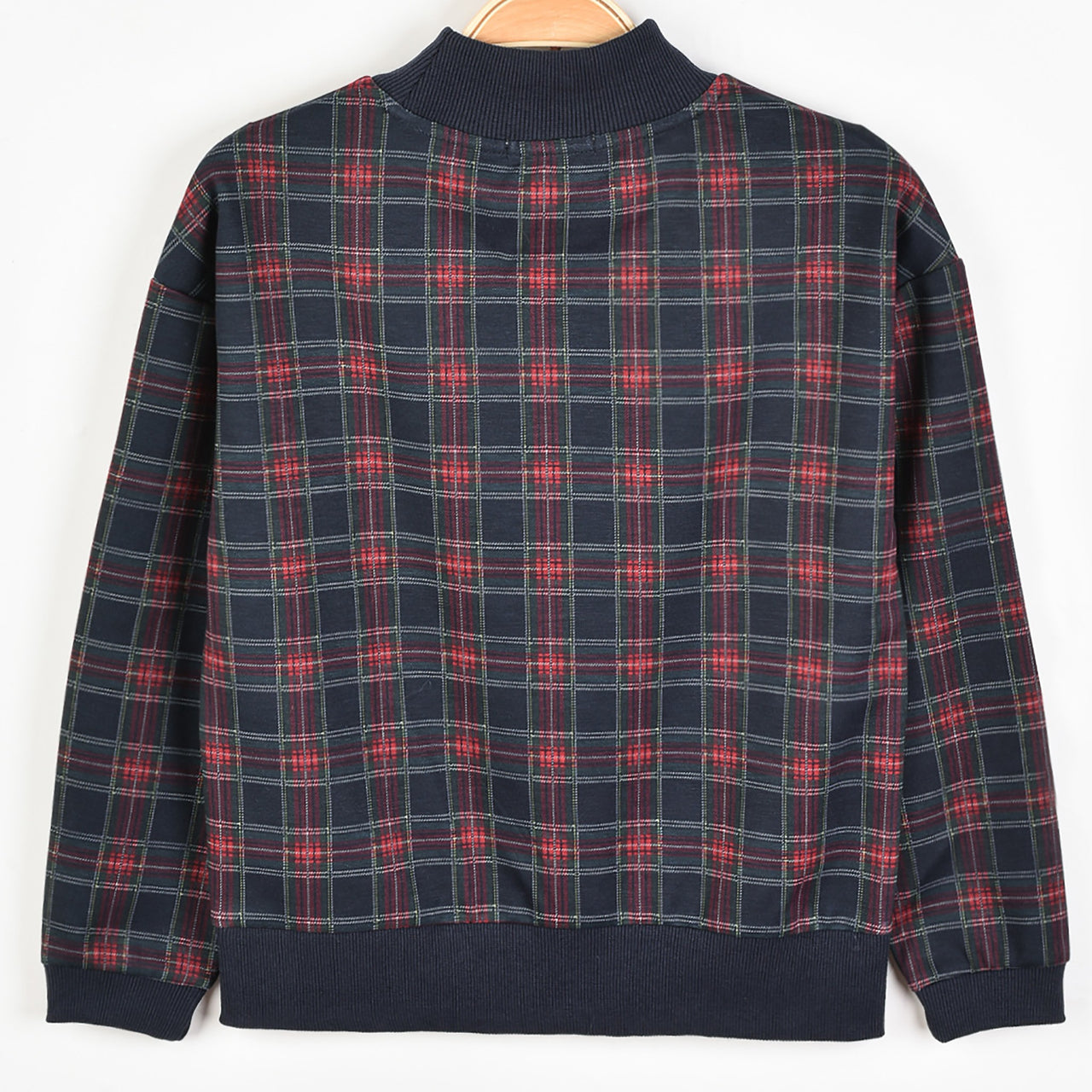 Girls Checkered Print Shirt