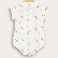 Baby Girl Baseball Overall