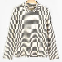 Melange Stripes Turtleneck Shirt