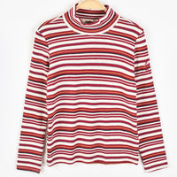 Melange Stripes Turtleneck