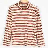 Melange Stripes Turtleneck Shirt
