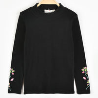 Melange Floral Print Top