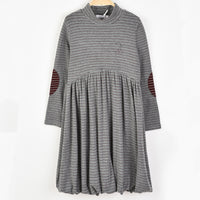 Hadas Stripes Turtleneck Dress