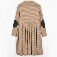 Hadas Stripes Turtleneck Dress