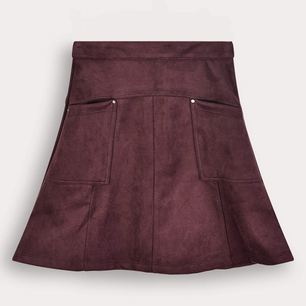 Suede Pocket Skirt