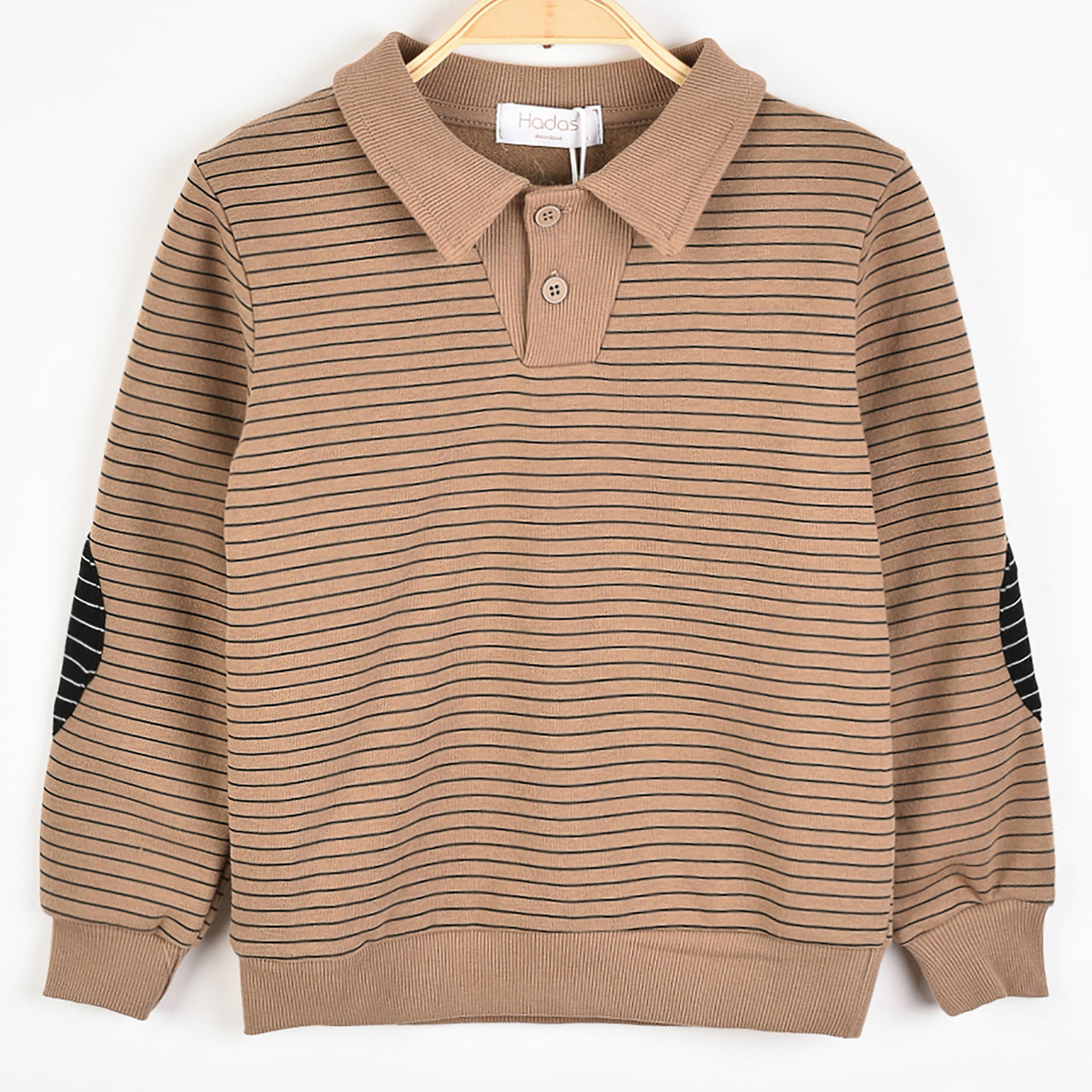 Hadas Stripes Collar Sweatshirt