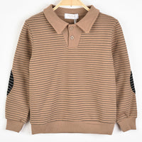 Hadas Stripes Collar Sweatshirt