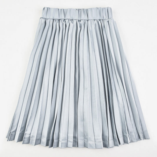 Melange Pleated Skirt