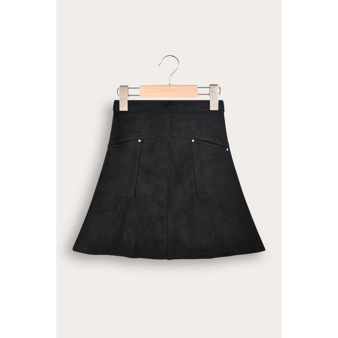 Suede Pocket Skirt
