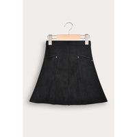 Suede Pocket Skirt