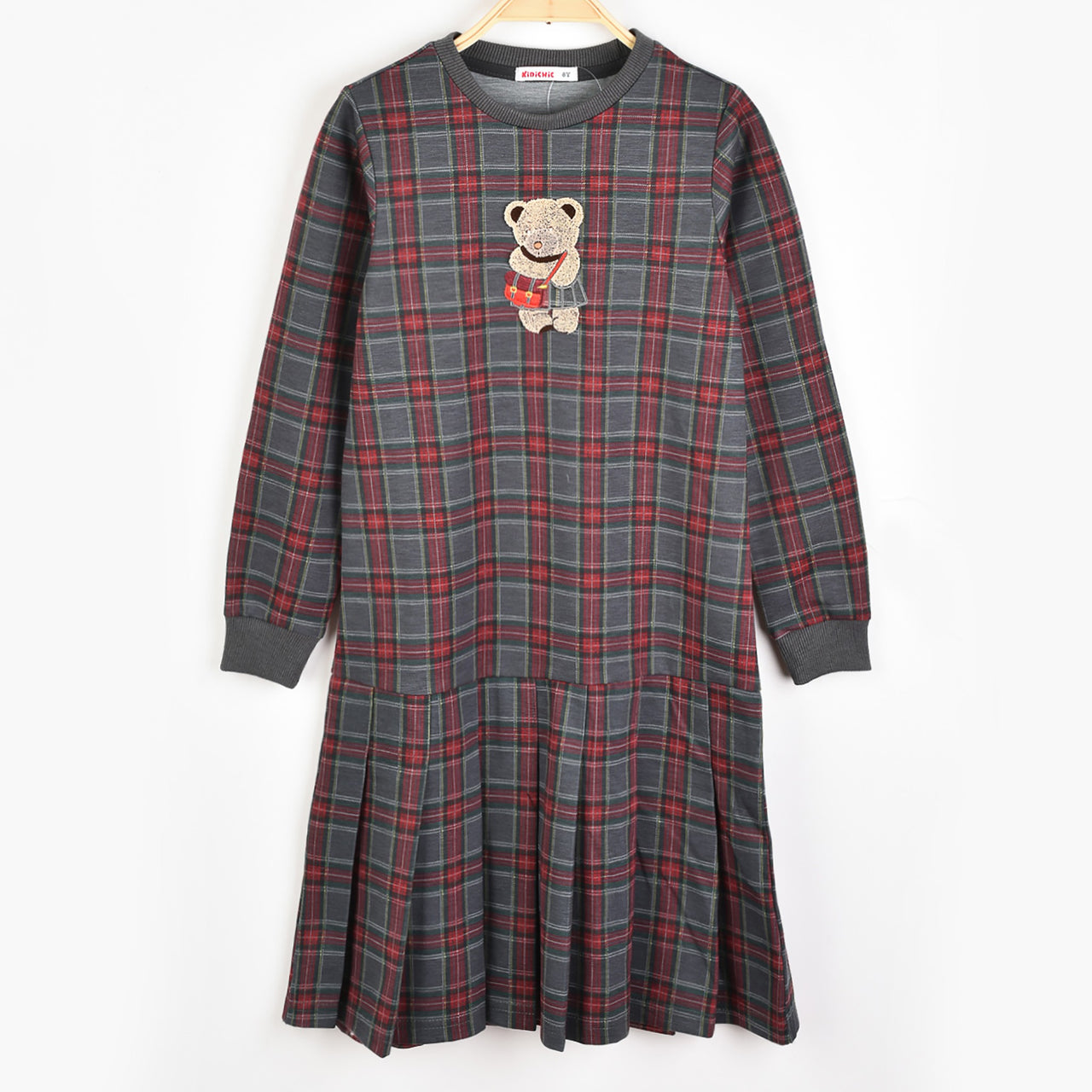 Checkered Print Dress
