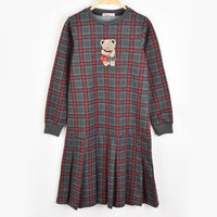Checkered Print Dress