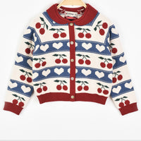 Melange Cherry Sweater