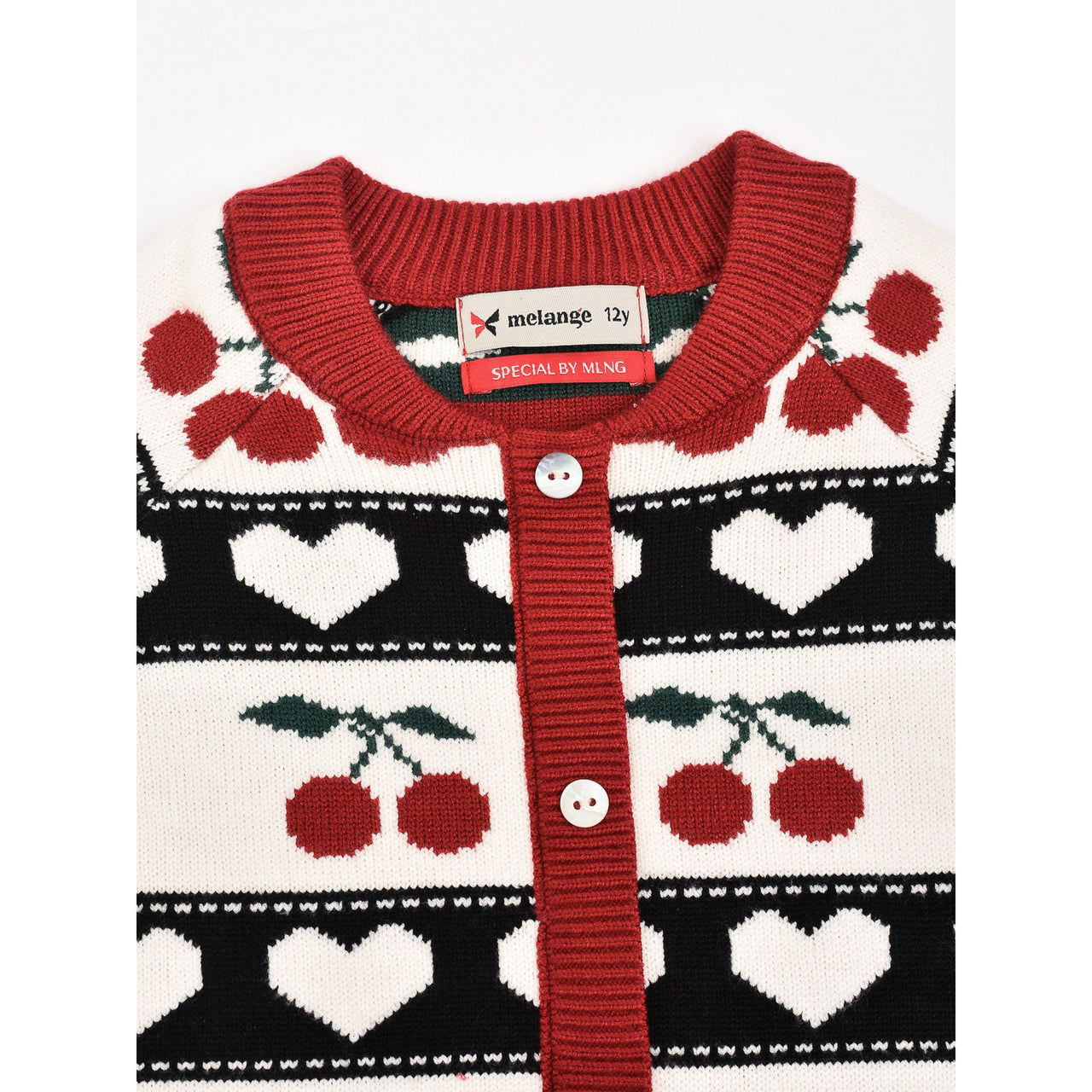 Melange Cherry Sweater
